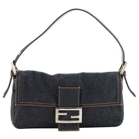 fendi baguette usada|fendi denim baguette vintage.